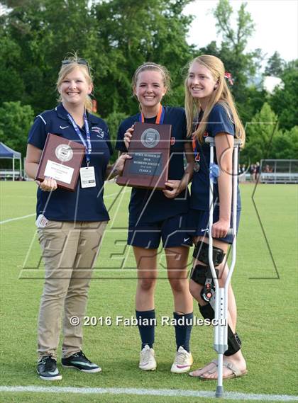 Thumbnail 1 in Franklin Academy vs. Community School of Davidson (NCHSAA 1A Final) photogallery.