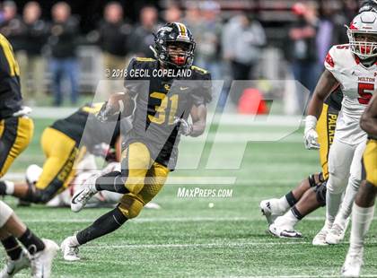 Thumbnail 2 in Colquitt County vs. Milton (GHSA Class 7A Championship) photogallery.