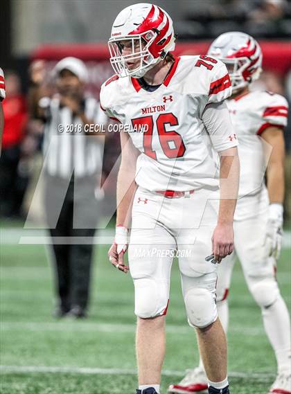 Thumbnail 2 in Colquitt County vs. Milton (GHSA Class 7A Championship) photogallery.