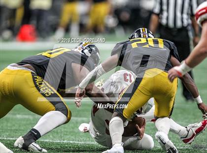 Thumbnail 1 in Colquitt County vs. Milton (GHSA Class 7A Championship) photogallery.