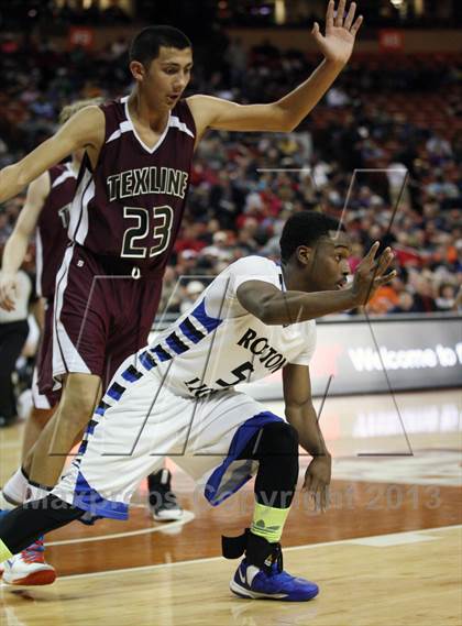 Thumbnail 2 in Roxton vs. Texline (UIL1A Semifinal) photogallery.