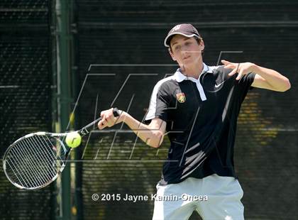 Thumbnail 3 in CIF SoCal Regional Boys Tennis Championships (Day 1 Action/Team Photos)  photogallery.
