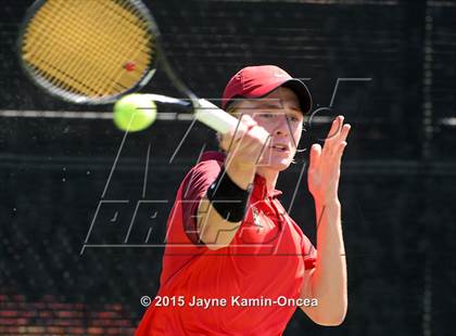 Thumbnail 3 in CIF SoCal Regional Boys Tennis Championships (Day 1 Action/Team Photos)  photogallery.