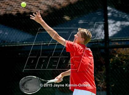 Thumbnail 3 in CIF SoCal Regional Boys Tennis Championships (Day 1 Action/Team Photos)  photogallery.