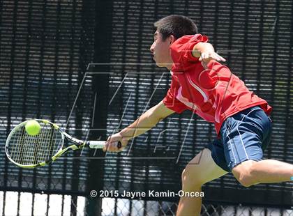 Thumbnail 2 in CIF SoCal Regional Boys Tennis Championships (Day 1 Action/Team Photos)  photogallery.