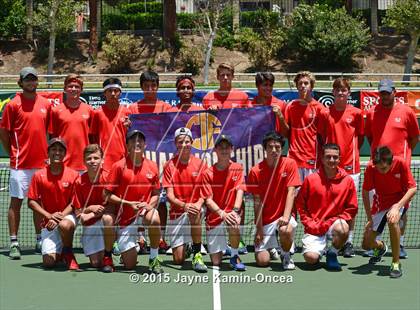 Thumbnail 2 in CIF SoCal Regional Boys Tennis Championships (Day 1 Action/Team Photos)  photogallery.