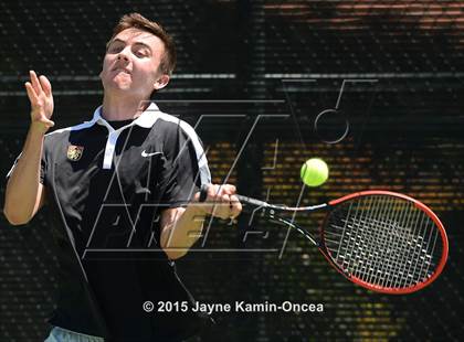 Thumbnail 3 in CIF SoCal Regional Boys Tennis Championships (Day 1 Action/Team Photos)  photogallery.