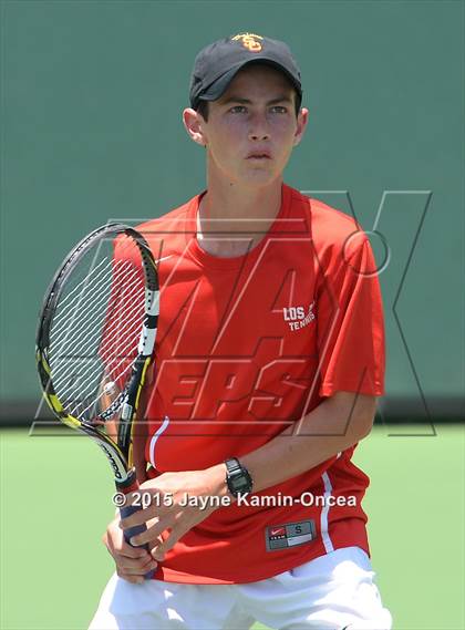 Thumbnail 1 in CIF SoCal Regional Boys Tennis Championships (Day 1 Action/Team Photos)  photogallery.