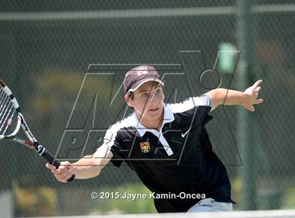 Thumbnail 2 in CIF SoCal Regional Boys Tennis Championships (Day 1 Action/Team Photos)  photogallery.