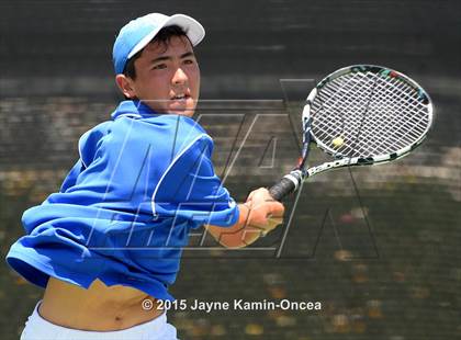Thumbnail 1 in CIF SoCal Regional Boys Tennis Championships (Day 1 Action/Team Photos)  photogallery.