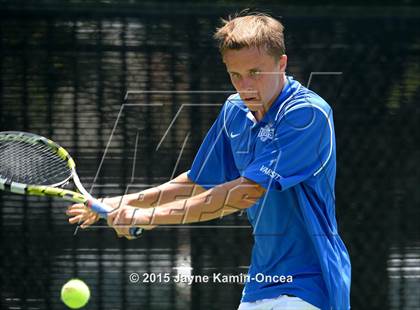 Thumbnail 2 in CIF SoCal Regional Boys Tennis Championships (Day 1 Action/Team Photos)  photogallery.