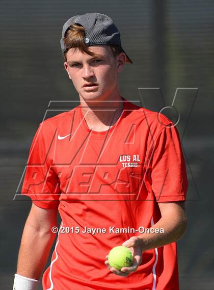 Thumbnail 2 in CIF SoCal Regional Boys Tennis Championships (Day 1 Action/Team Photos)  photogallery.