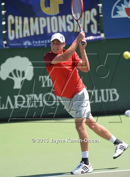 Thumbnail 1 in CIF SoCal Regional Boys Tennis Championships (Day 1 Action/Team Photos)  photogallery.