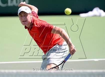 Thumbnail 2 in CIF SoCal Regional Boys Tennis Championships (Day 1 Action/Team Photos)  photogallery.