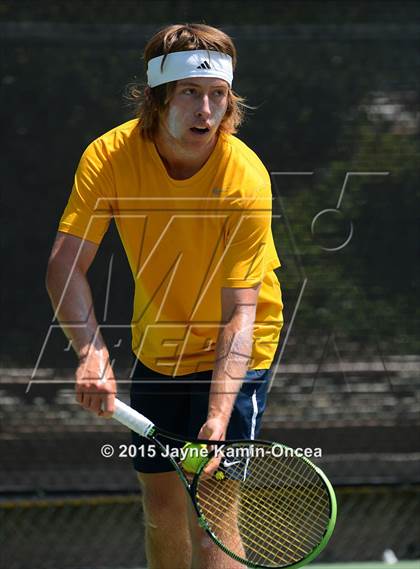 Thumbnail 1 in CIF SoCal Regional Boys Tennis Championships (Day 1 Action/Team Photos)  photogallery.