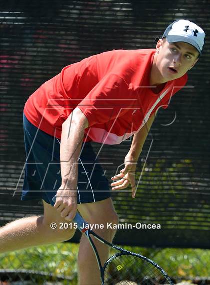 Thumbnail 3 in CIF SoCal Regional Boys Tennis Championships (Day 1 Action/Team Photos)  photogallery.