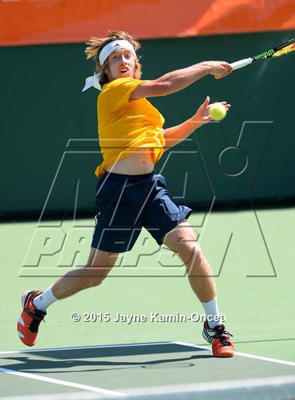 Thumbnail 1 in CIF SoCal Regional Boys Tennis Championships (Day 1 Action/Team Photos)  photogallery.