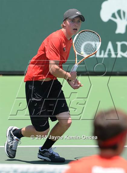 Thumbnail 2 in CIF SoCal Regional Boys Tennis Championships (Day 1 Action/Team Photos)  photogallery.