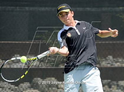 Thumbnail 2 in CIF SoCal Regional Boys Tennis Championships (Day 1 Action/Team Photos)  photogallery.