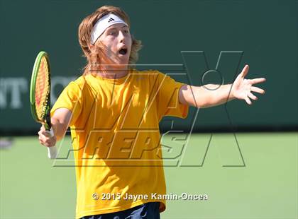 Thumbnail 2 in CIF SoCal Regional Boys Tennis Championships (Day 1 Action/Team Photos)  photogallery.