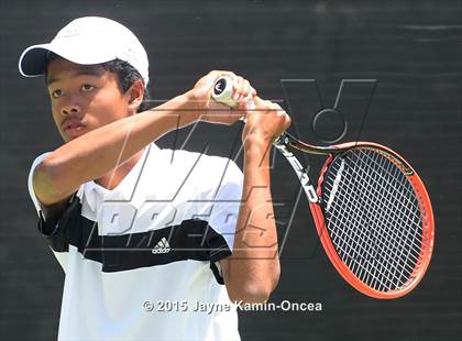 Thumbnail 3 in CIF SoCal Regional Boys Tennis Championships (Day 1 Action/Team Photos)  photogallery.