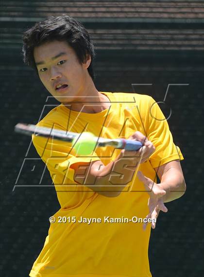 Thumbnail 1 in CIF SoCal Regional Boys Tennis Championships (Day 1 Action/Team Photos)  photogallery.