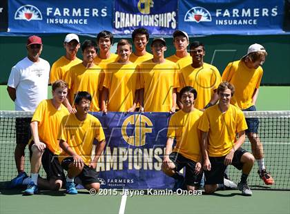 Thumbnail 3 in CIF SoCal Regional Boys Tennis Championships (Day 1 Action/Team Photos)  photogallery.