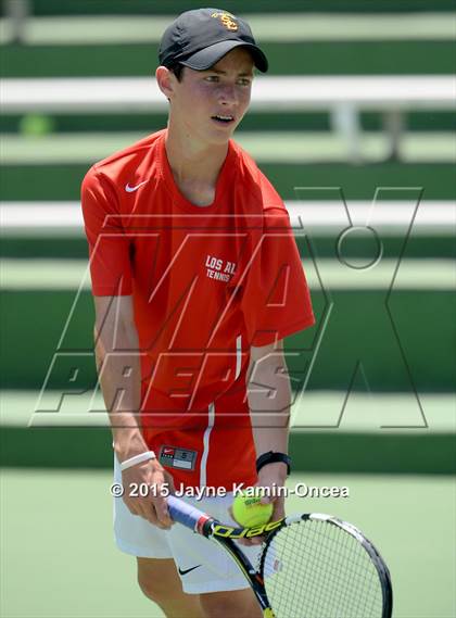 Thumbnail 1 in CIF SoCal Regional Boys Tennis Championships (Day 1 Action/Team Photos)  photogallery.