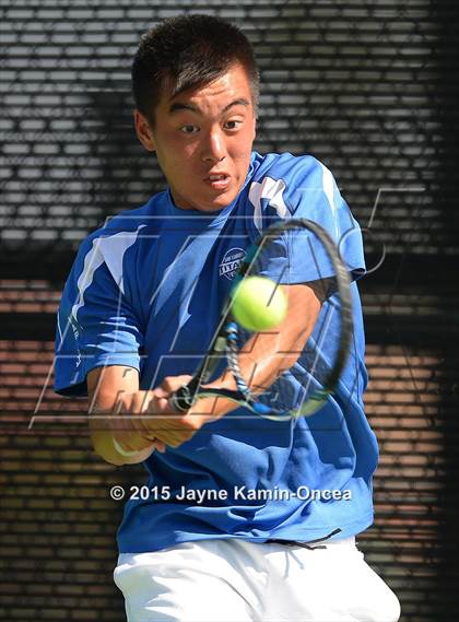 Thumbnail 1 in CIF SoCal Regional Boys Tennis Championships (Day 1 Action/Team Photos)  photogallery.