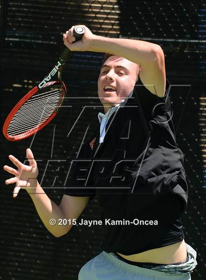 Thumbnail 1 in CIF SoCal Regional Boys Tennis Championships (Day 1 Action/Team Photos)  photogallery.