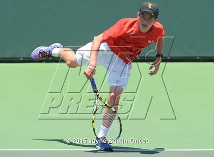 Thumbnail 2 in CIF SoCal Regional Boys Tennis Championships (Day 1 Action/Team Photos)  photogallery.