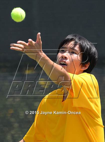 Thumbnail 1 in CIF SoCal Regional Boys Tennis Championships (Day 1 Action/Team Photos)  photogallery.