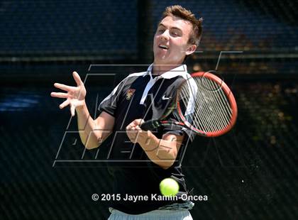 Thumbnail 2 in CIF SoCal Regional Boys Tennis Championships (Day 1 Action/Team Photos)  photogallery.
