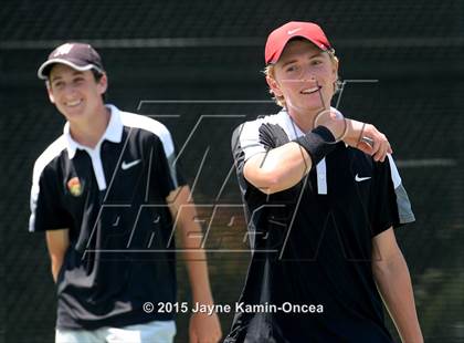 Thumbnail 1 in CIF SoCal Regional Boys Tennis Championships (Day 1 Action/Team Photos)  photogallery.