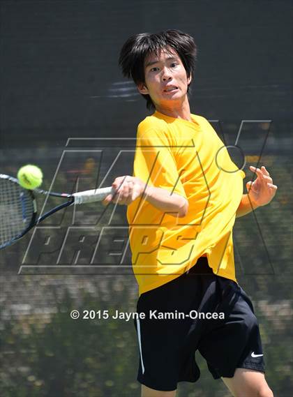 Thumbnail 1 in CIF SoCal Regional Boys Tennis Championships (Day 1 Action/Team Photos)  photogallery.