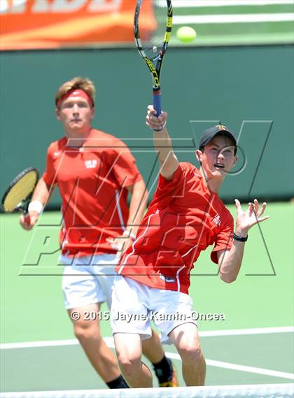 Thumbnail 1 in CIF SoCal Regional Boys Tennis Championships (Day 1 Action/Team Photos)  photogallery.