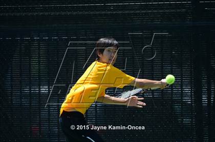 Thumbnail 2 in CIF SoCal Regional Boys Tennis Championships (Day 1 Action/Team Photos)  photogallery.