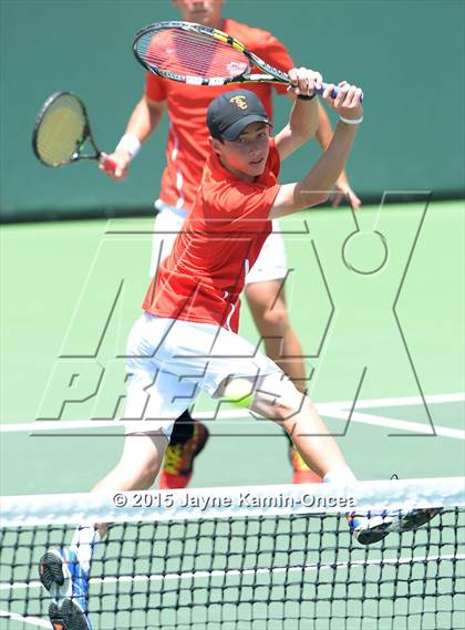 Thumbnail 1 in CIF SoCal Regional Boys Tennis Championships (Day 1 Action/Team Photos)  photogallery.