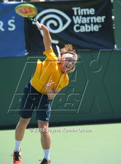 Thumbnail 3 in CIF SoCal Regional Boys Tennis Championships (Day 1 Action/Team Photos)  photogallery.