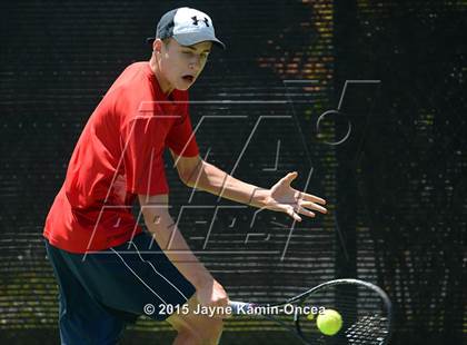 Thumbnail 2 in CIF SoCal Regional Boys Tennis Championships (Day 1 Action/Team Photos)  photogallery.