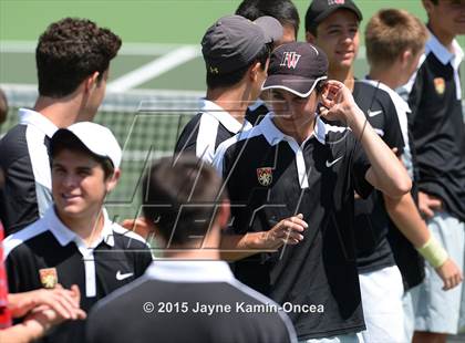 Thumbnail 3 in CIF SoCal Regional Boys Tennis Championships (Day 1 Action/Team Photos)  photogallery.