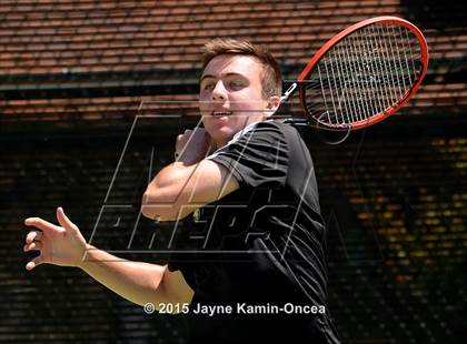 Thumbnail 2 in CIF SoCal Regional Boys Tennis Championships (Day 1 Action/Team Photos)  photogallery.