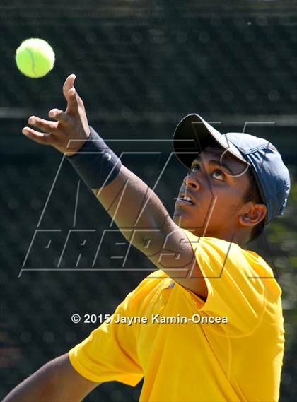 Thumbnail 1 in CIF SoCal Regional Boys Tennis Championships (Day 1 Action/Team Photos)  photogallery.