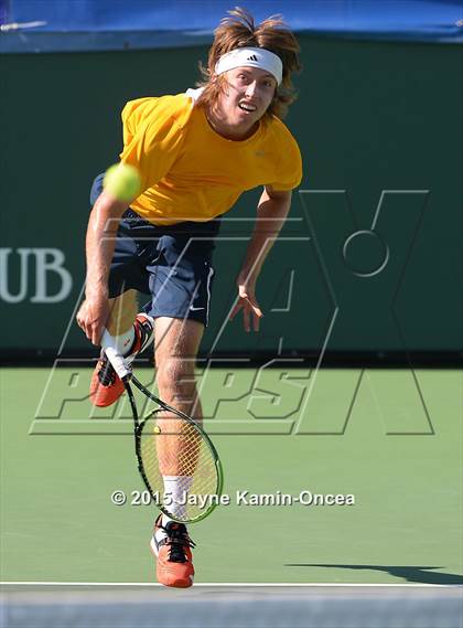 Thumbnail 1 in CIF SoCal Regional Boys Tennis Championships (Day 1 Action/Team Photos)  photogallery.