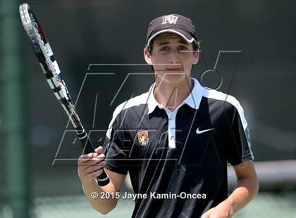 Thumbnail 3 in CIF SoCal Regional Boys Tennis Championships (Day 1 Action/Team Photos)  photogallery.