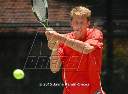 Thumbnail 2 in CIF SoCal Regional Boys Tennis Championships (Day 1 Action/Team Photos)  photogallery.