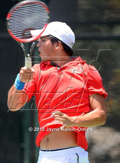 Thumbnail 1 in CIF SoCal Regional Boys Tennis Championships (Day 1 Action/Team Photos)  photogallery.