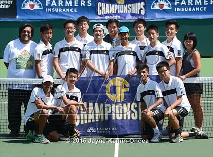 Thumbnail 2 in CIF SoCal Regional Boys Tennis Championships (Day 1 Action/Team Photos)  photogallery.