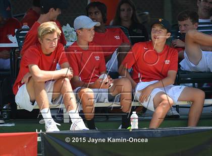 Thumbnail 1 in CIF SoCal Regional Boys Tennis Championships (Day 1 Action/Team Photos)  photogallery.