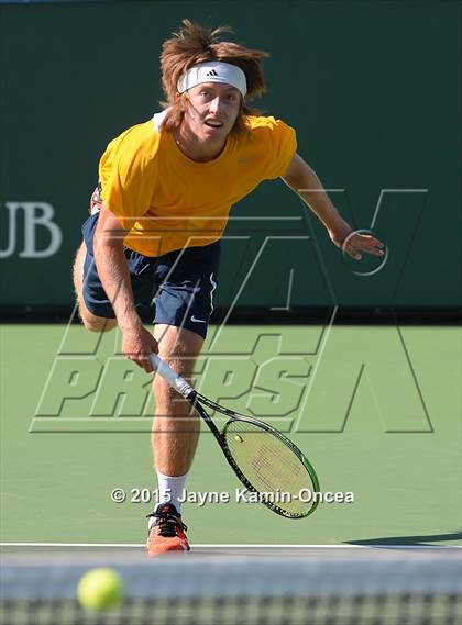 Thumbnail 2 in CIF SoCal Regional Boys Tennis Championships (Day 1 Action/Team Photos)  photogallery.
